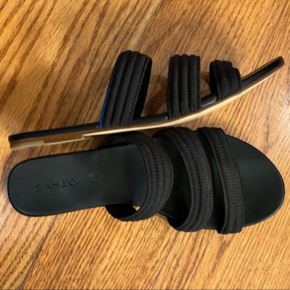 Rothy's Shoes - EUC Rothy’s Triple Band Sandals, Black